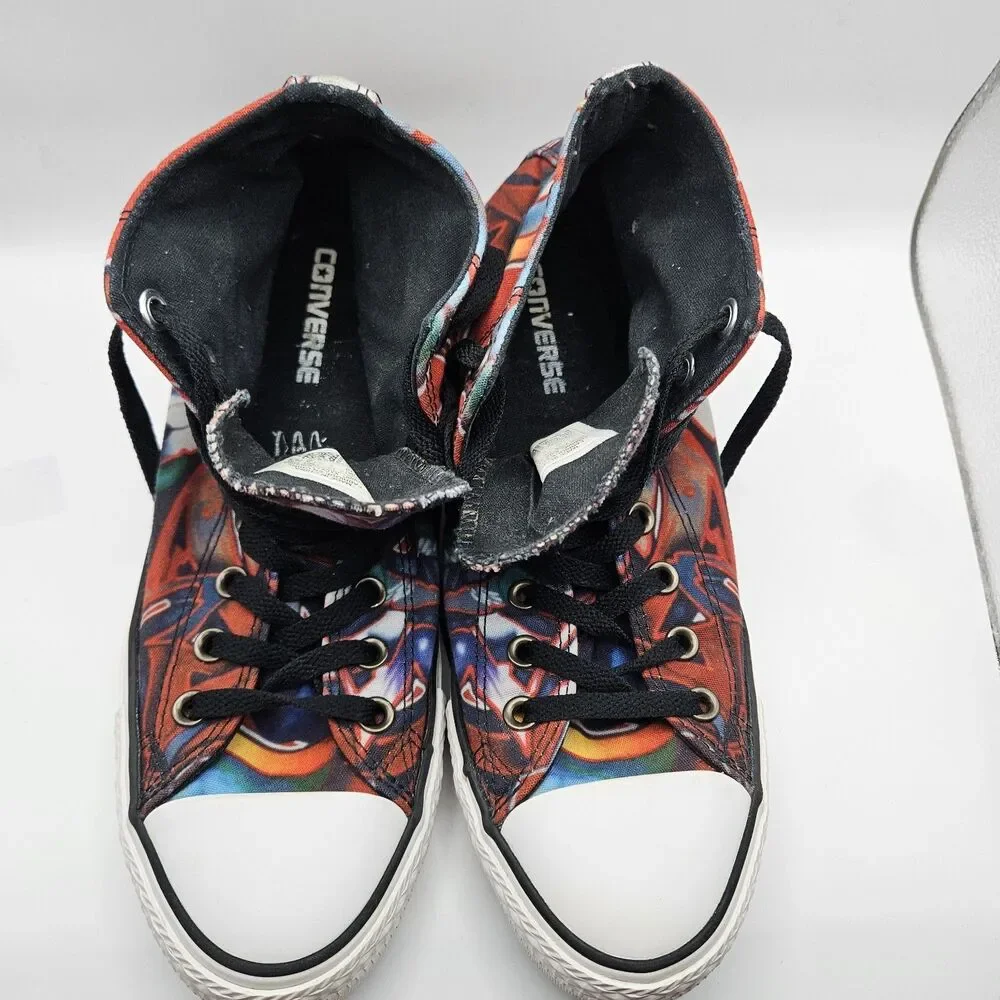 Converse CTAS Unisex Graffiti City Art Urban High Top Sneakers Size M8 W10 READ - Picture 8 of 9
